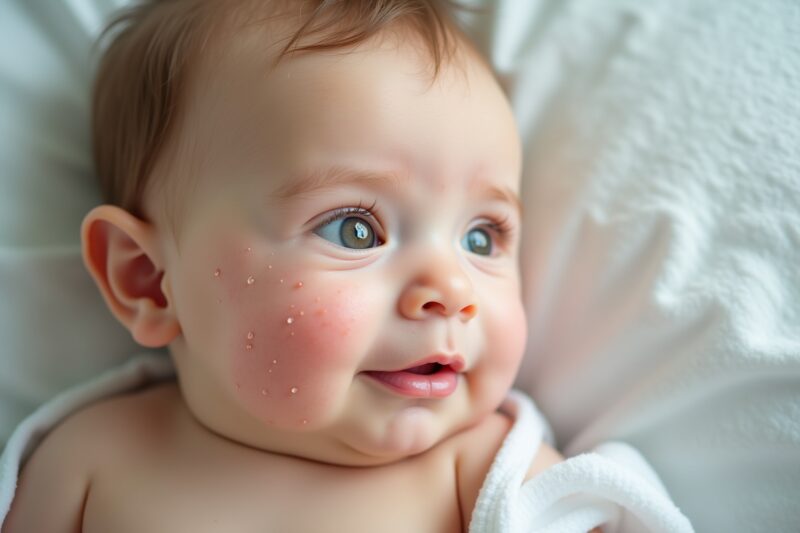 Neurodermitis beim Baby: Ursachen und Behandlung